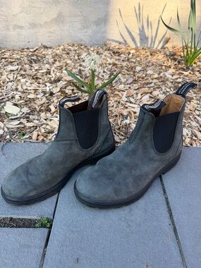 Blundstone Chukka Boots - Charcoal Gray Suede